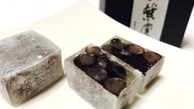 皇太子殿下献上お買上げの品「加賀紫雲石」は視覚と味覚で楽しめる寒天小豆菓子